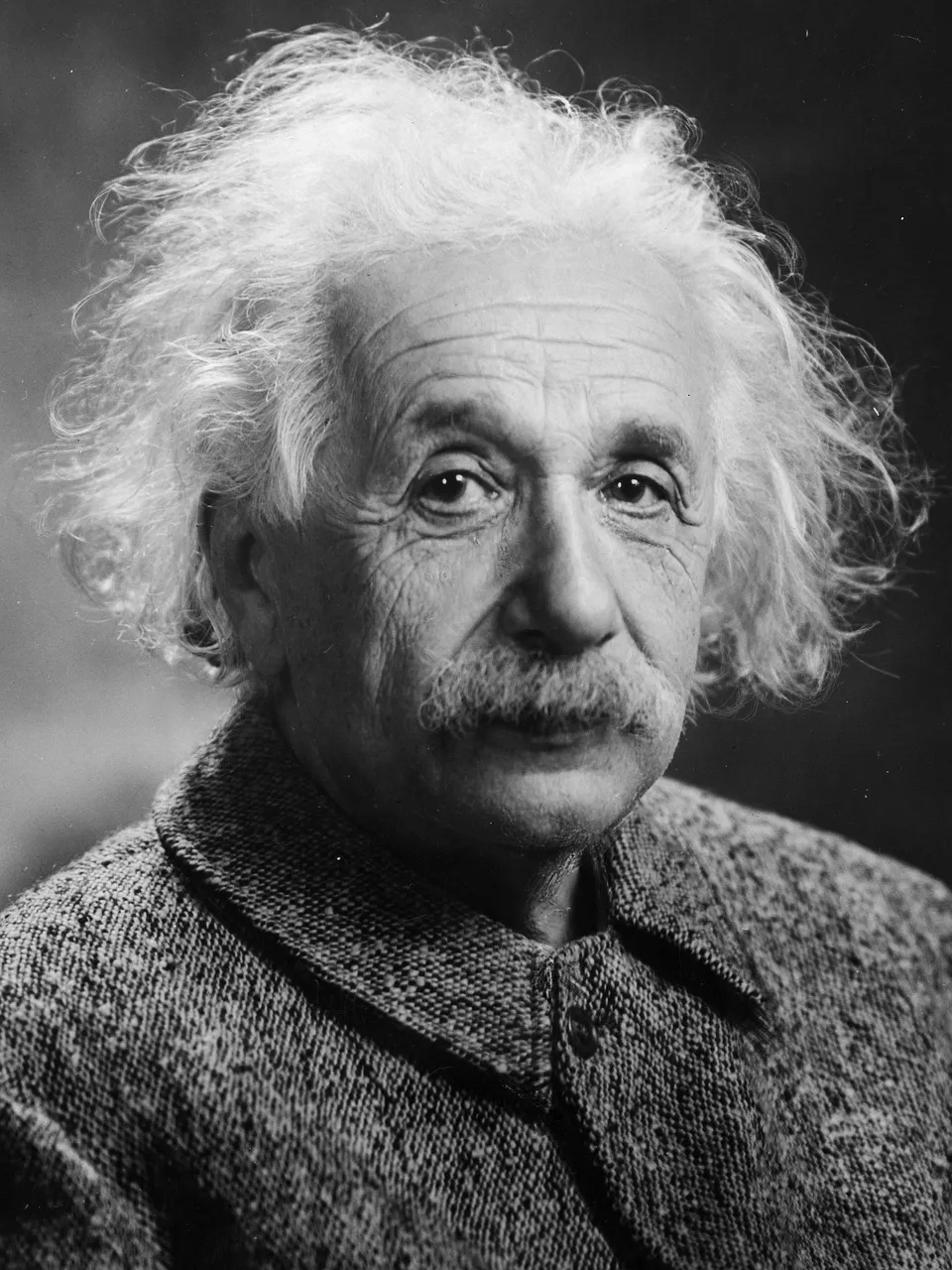 Original portrait photo of Albert Einstein